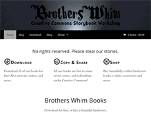 Tablet Screenshot of brotherswhim.com